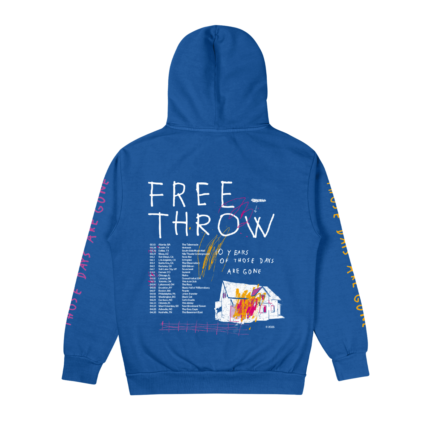 10 YR TDAG Tour Hoodie